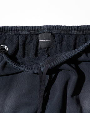 CCTB / CHAIN BAGGY SWEAT PANTS FADED BLACK