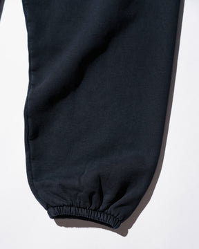 CCTB / CHAIN BAGGY SWEAT PANTS FADED BLACK