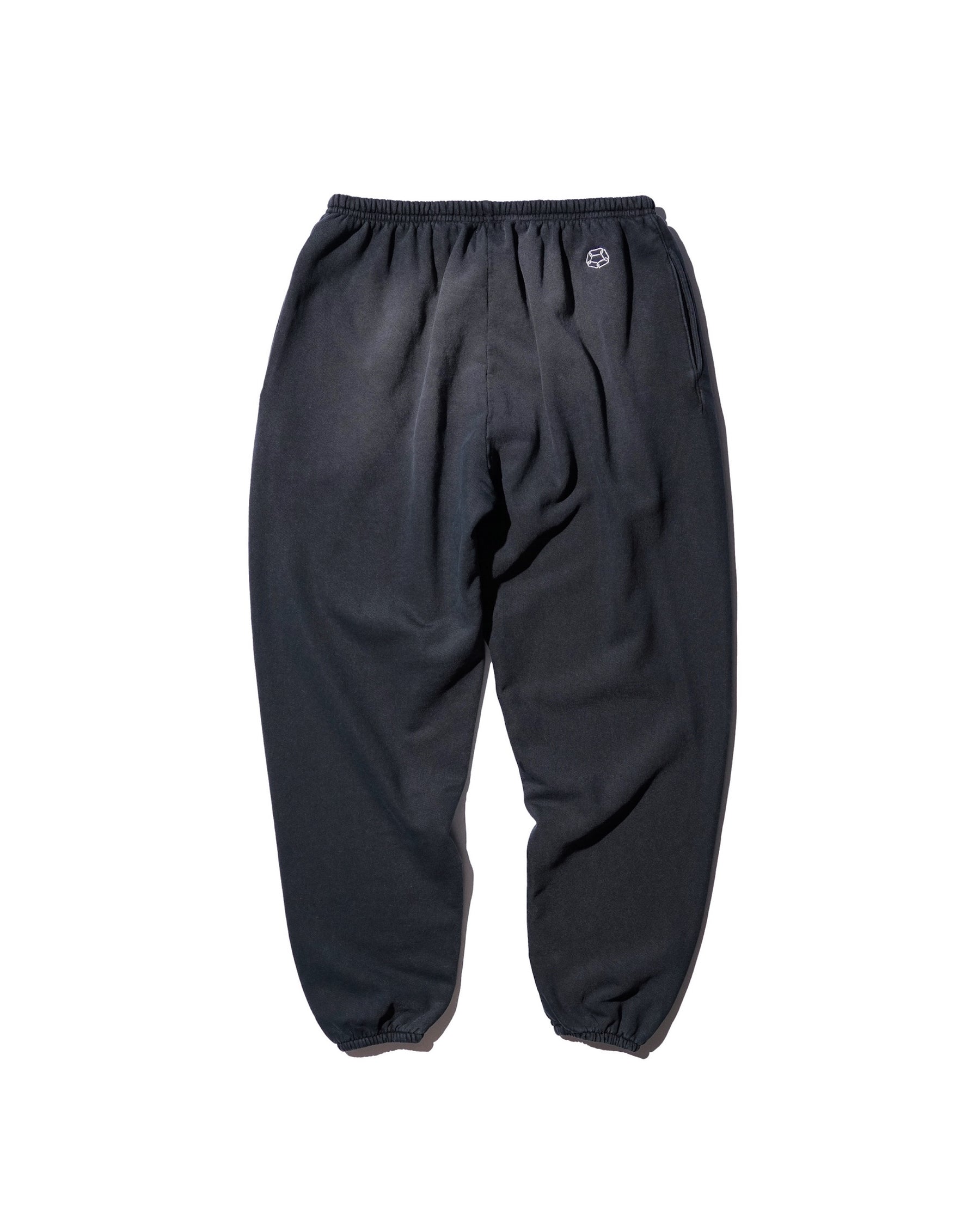 CCTB / CHAIN BAGGY SWEAT PANTS FADED BLACK