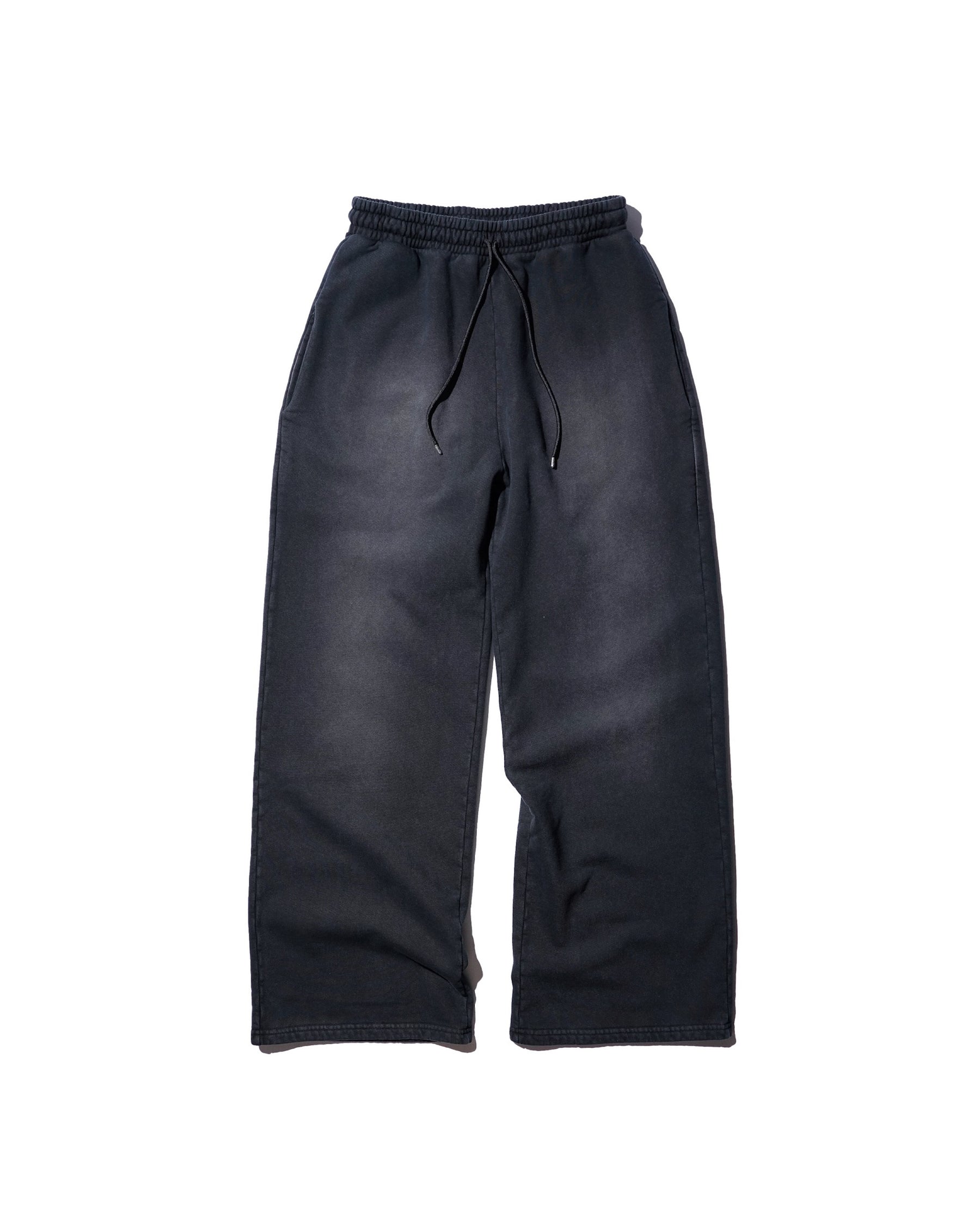 CCTB / CHAIN WIDE LEG SWEAT PANTS FADED BLACK