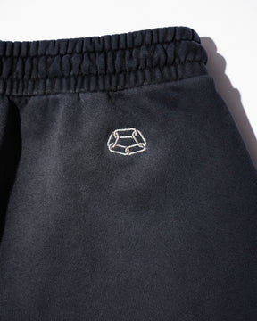 CCTB / CHAIN WIDE LEG SWEAT PANTS FADED BLACK