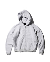 CCTB / CHAIN CROP ZIP HOODIE ASH GREY