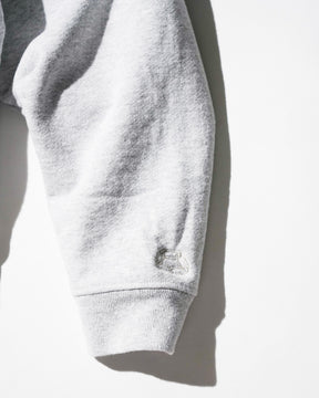 CCTB / CHAIN CROP ZIP HOODIE ASH GREY