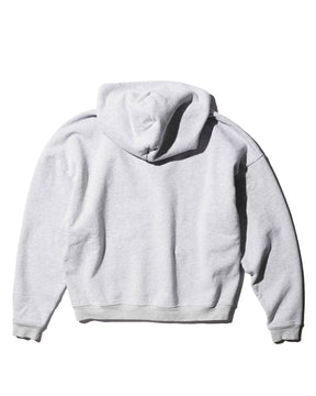 CCTB / CHAIN CROP ZIP HOODIE ASH GREY