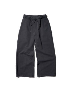 CCTB / CHAIN WIDE LEG SWEAT PANTS WASHED BLACK