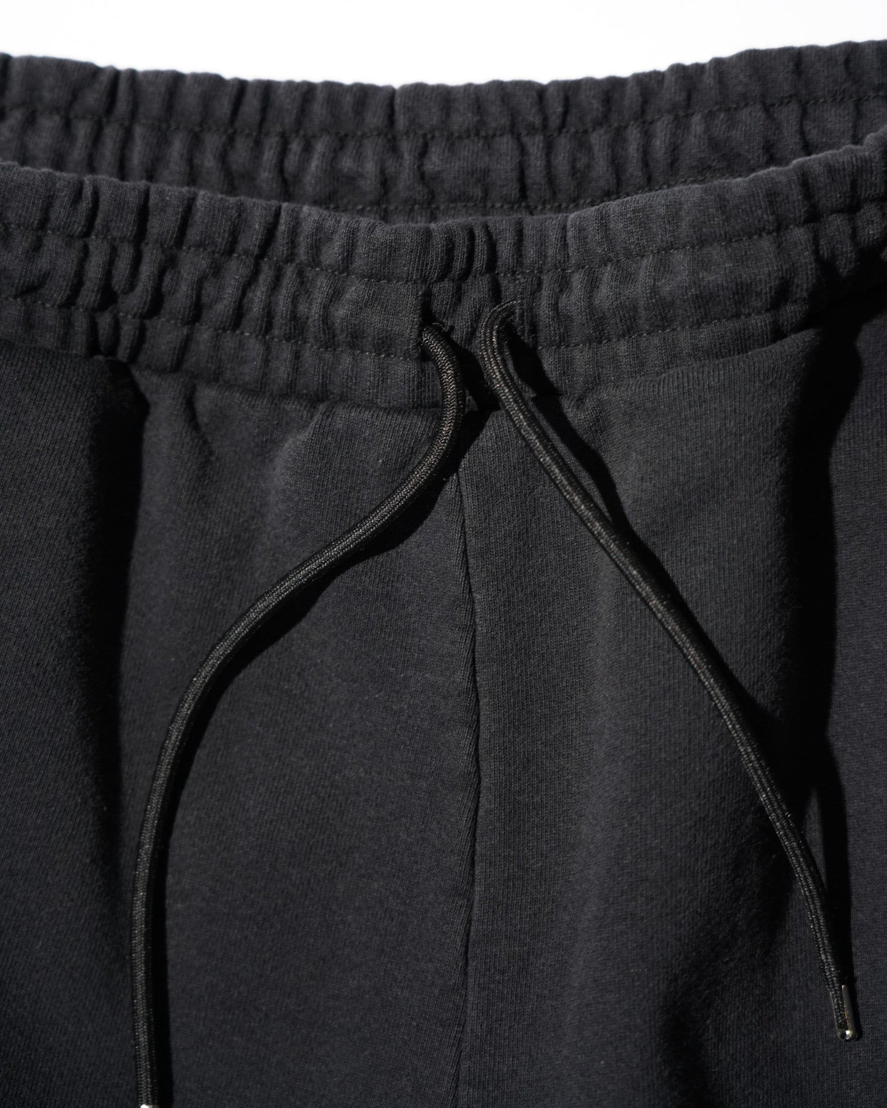CCTB / CHAIN WIDE LEG SWEAT PANTS WASHED BLACK
