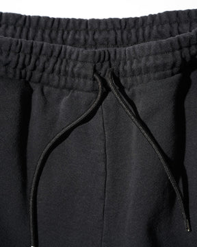 CCTB / CHAIN WIDE LEG SWEAT PANTS WASHED BLACK