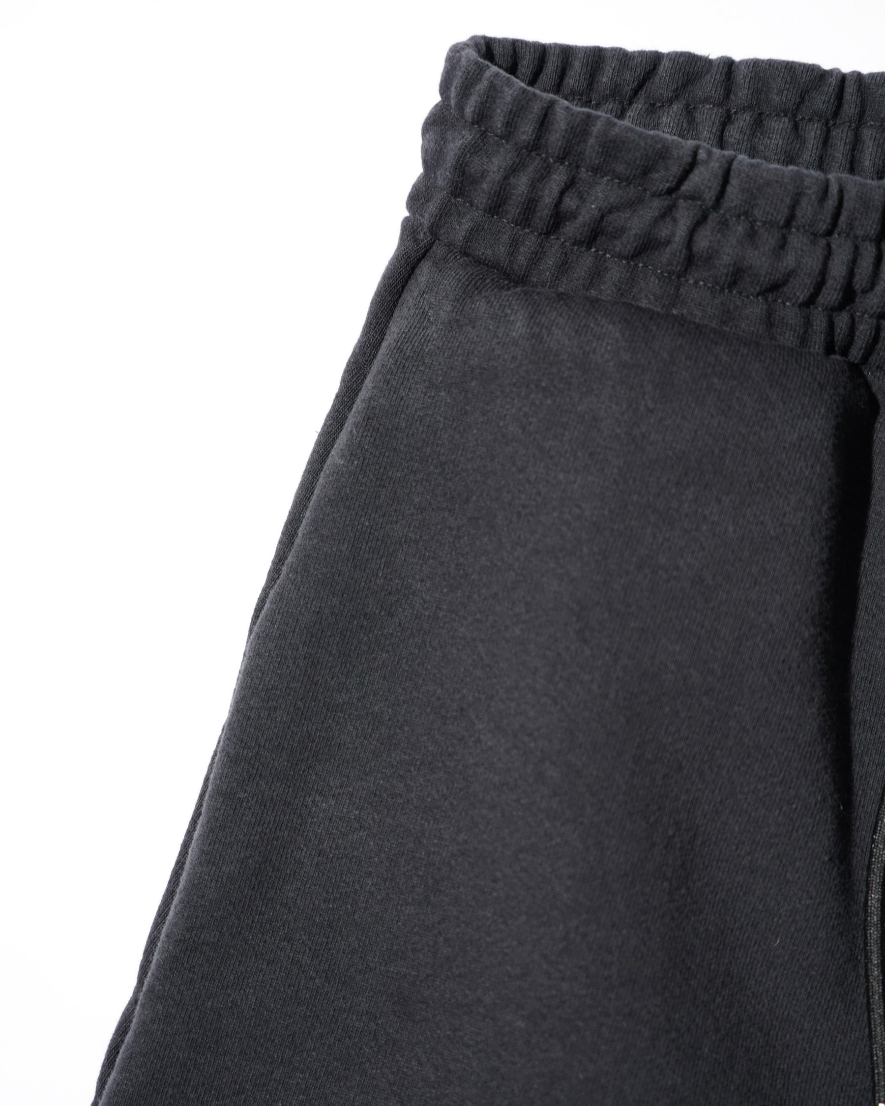 CCTB / CHAIN WIDE LEG SWEAT PANTS WASHED BLACK