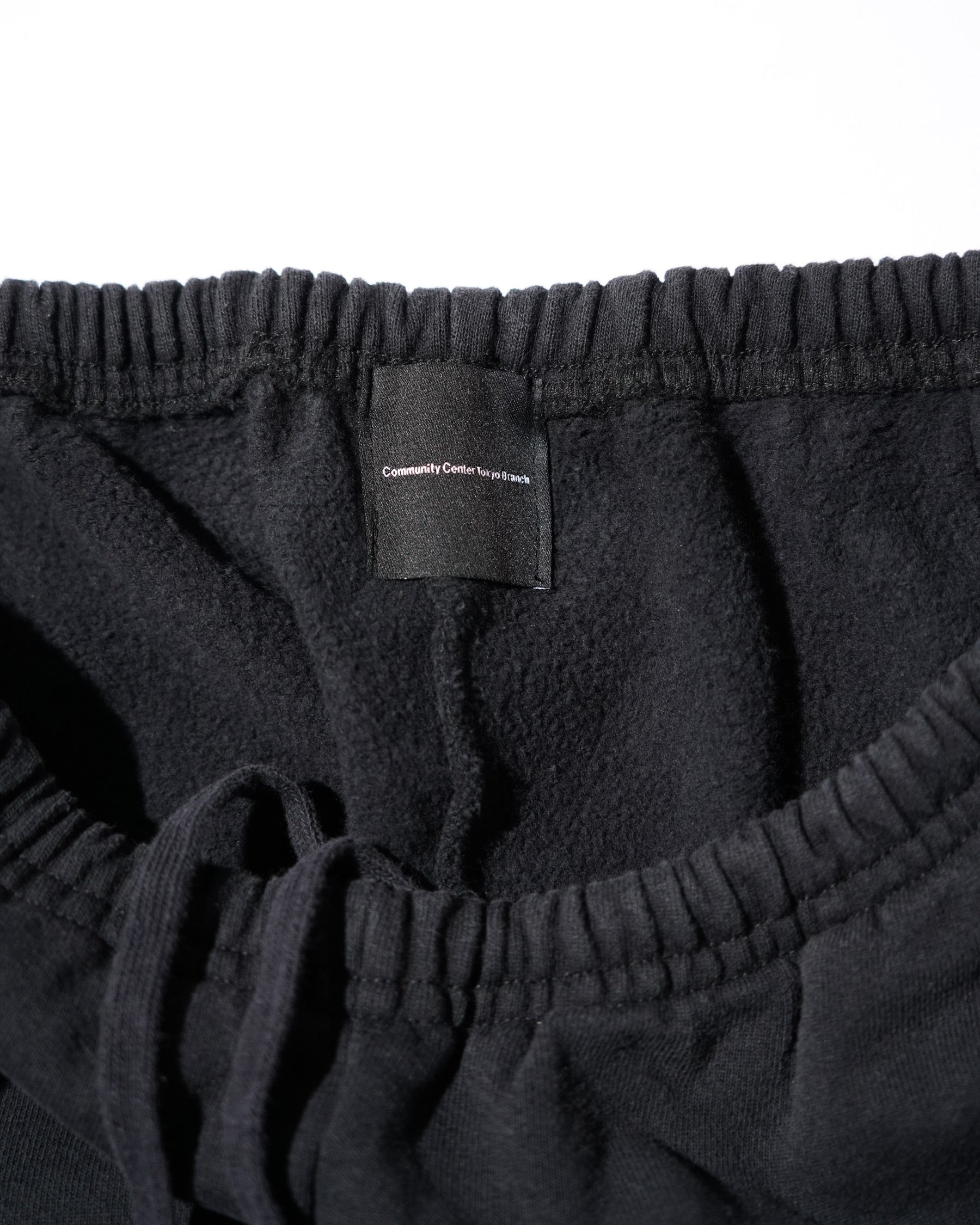 CCTB / CHAIN BAGGY SWEAT PANTS WASHED BLACK