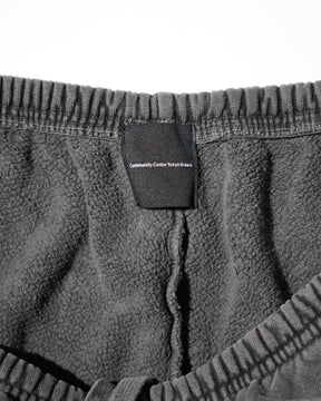 CCTB / CHAIN BAGGY SWEAT PANTS PIGMENT BLACK