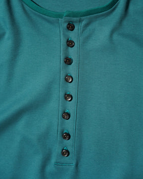 <span style="color: #f50b0b;">Last One</span> TENDER PERSON / HENRY NECK LONG TEE GREEN