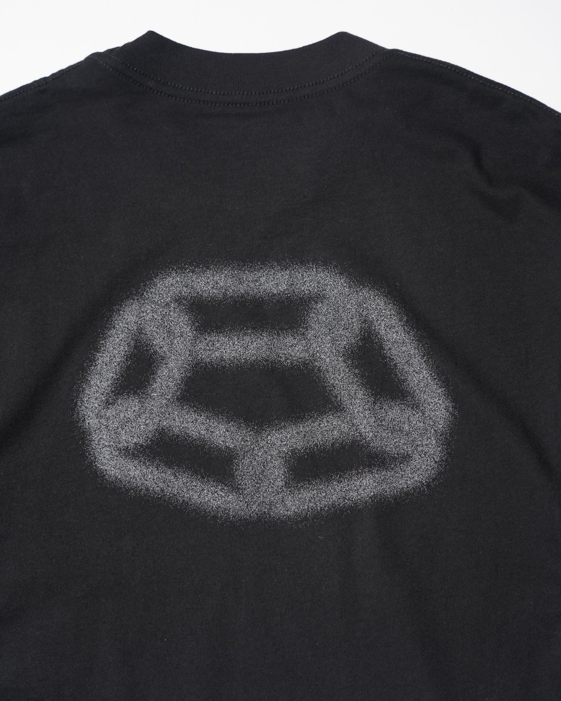CCTB / CHAIN RAW EDGE T VINTAGE BLACK