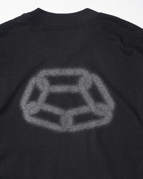 CCTB / CHAIN RAW EDGE T VINTAGE BLACK