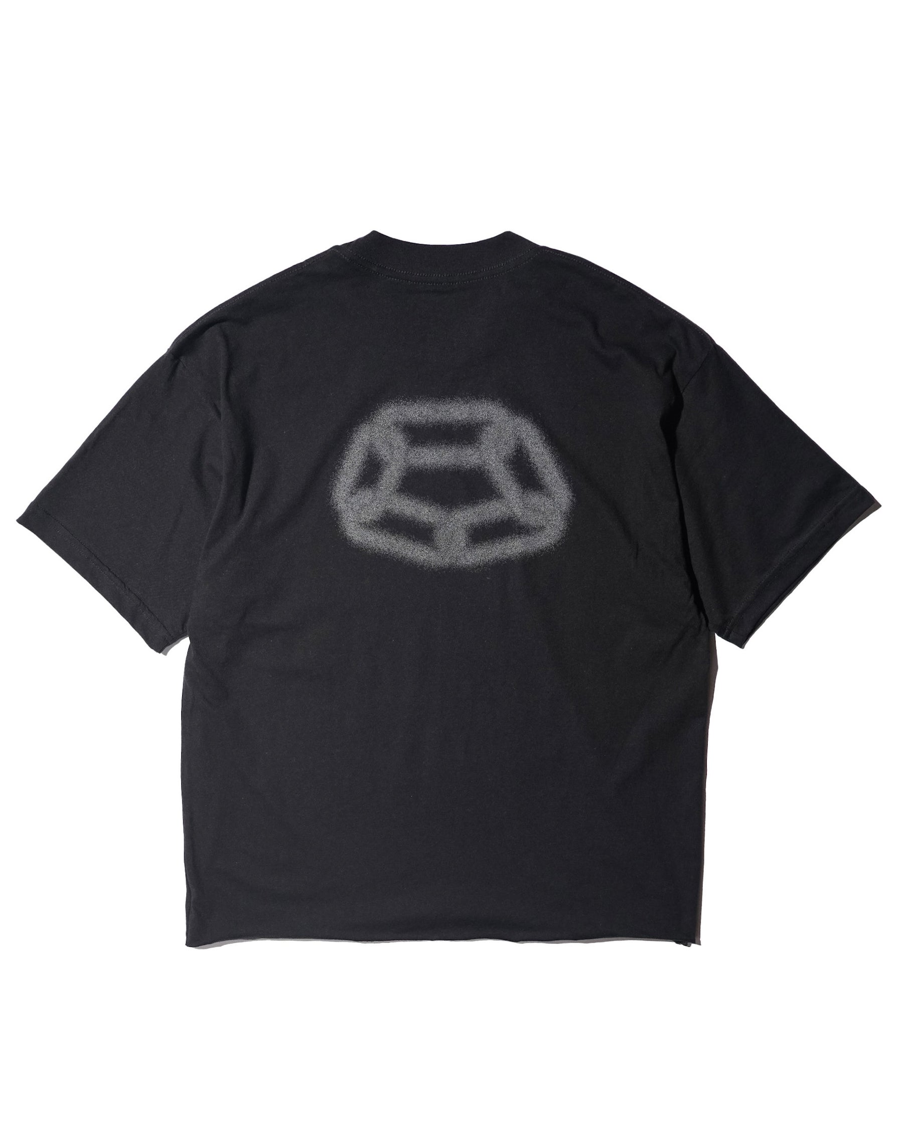 CCTB / CHAIN RAW EDGE T VINTAGE BLACK