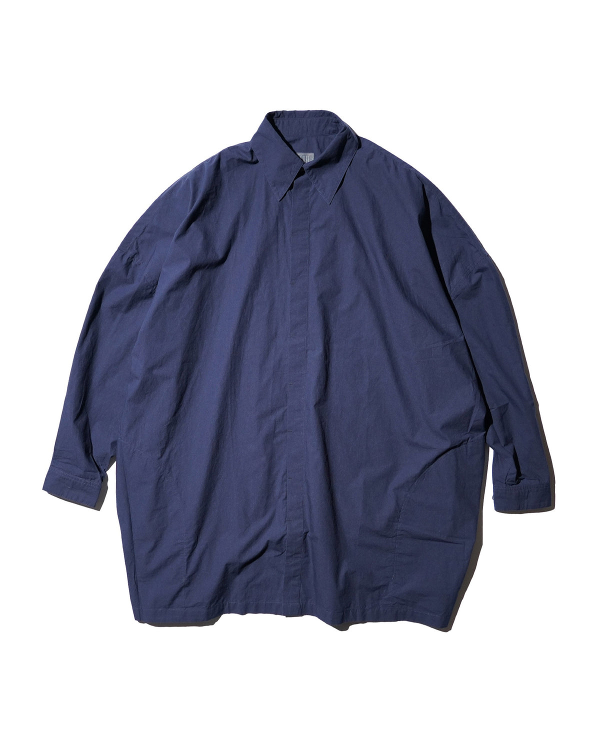 GREI. / PAINTER SHIRT ENZYME WASHED POPLIN MIDNIGHT BLUE