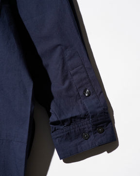 GREI. / PAINTER SHIRT ENZYME WASHED POPLIN MIDNIGHT BLUE