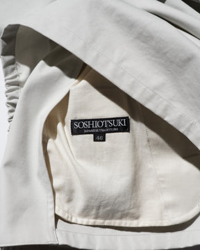 SOSHIOTSUKI / TRUCKER JACKET GREIGE