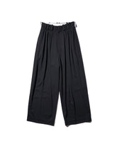 <span style="color: #f50b0b;">Last One</span> SOSHIOTSUKI / EIGHT TUCK HIGH WEST TROUSERS BLACK