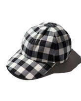 <span style="color: #f50b0b;">Last One</span> TSTS / GINGHAM WOOL DRAWSTRING CAP BLACK GINGHAM