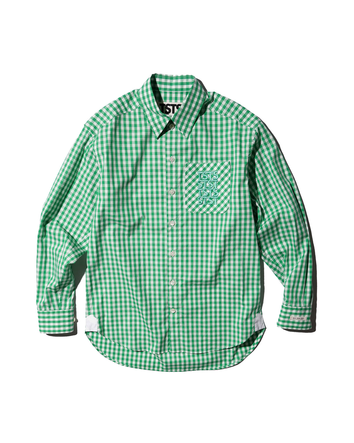 TSTS / TSTS GINGHAM SHIRT GREEN GINGHAM