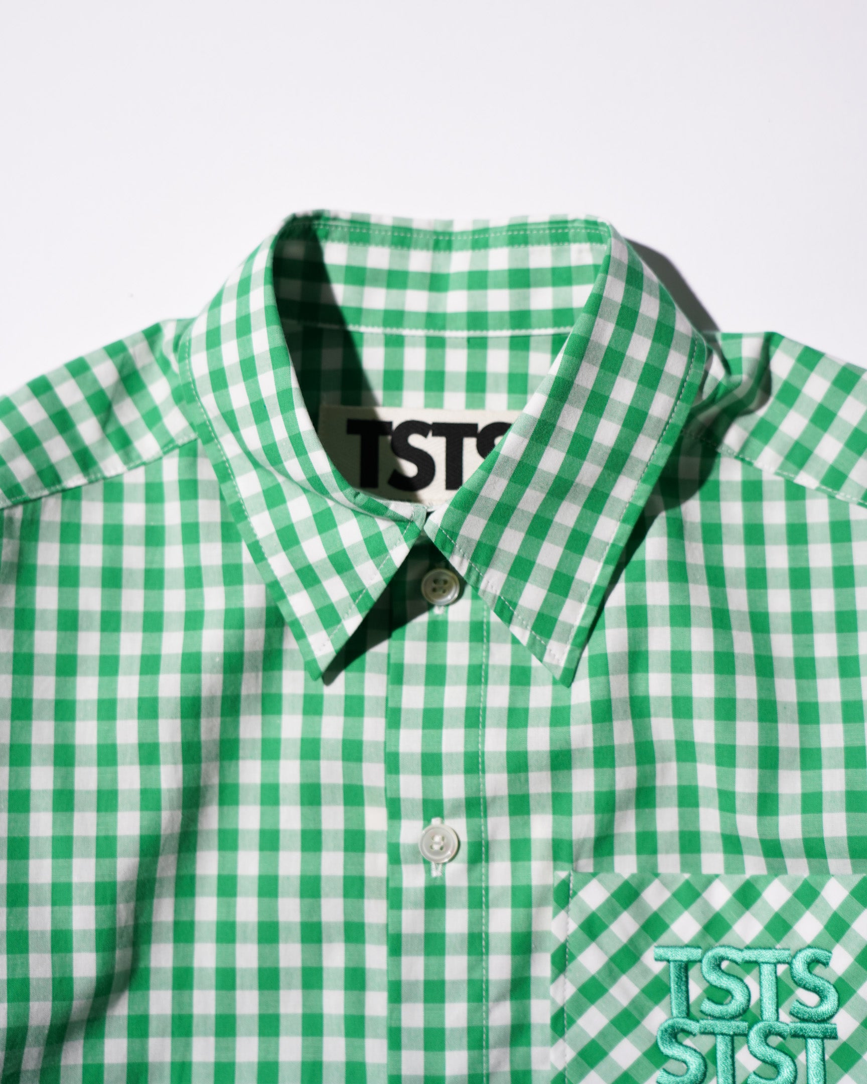 TSTS / TSTS GINGHAM SHIRT GREEN GINGHAM