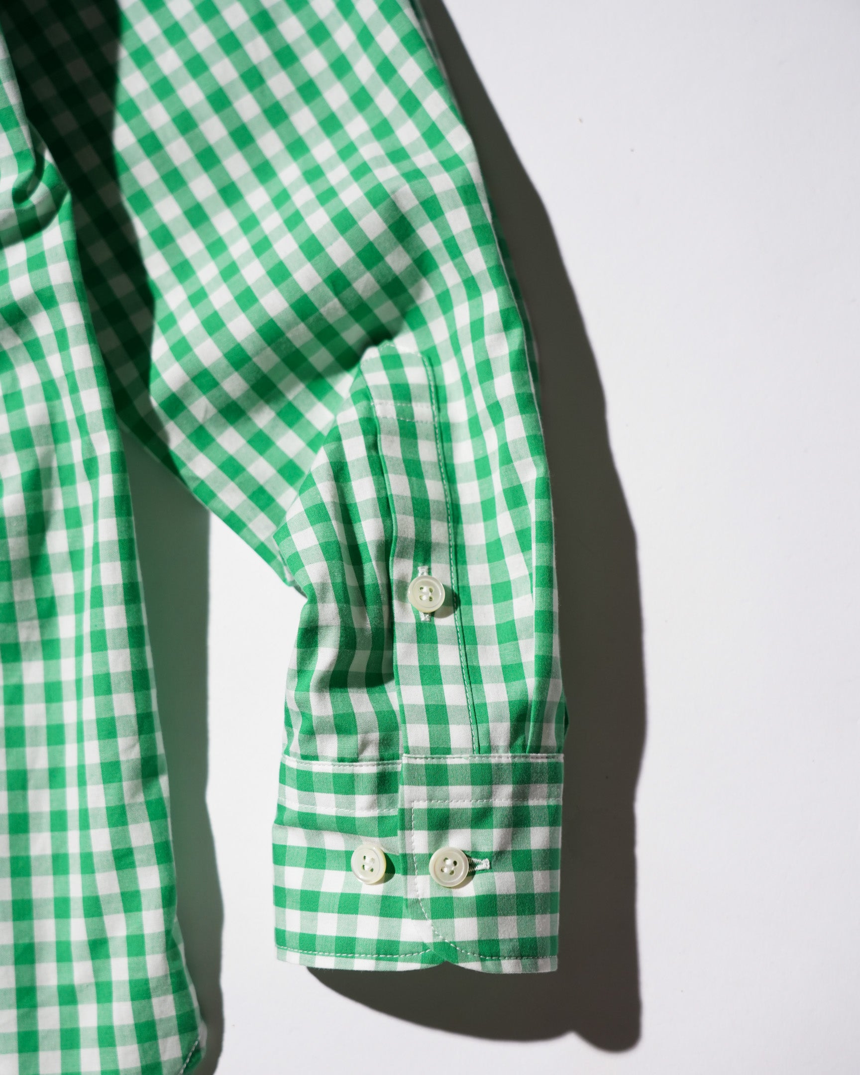 TSTS / TSTS GINGHAM SHIRT GREEN GINGHAM