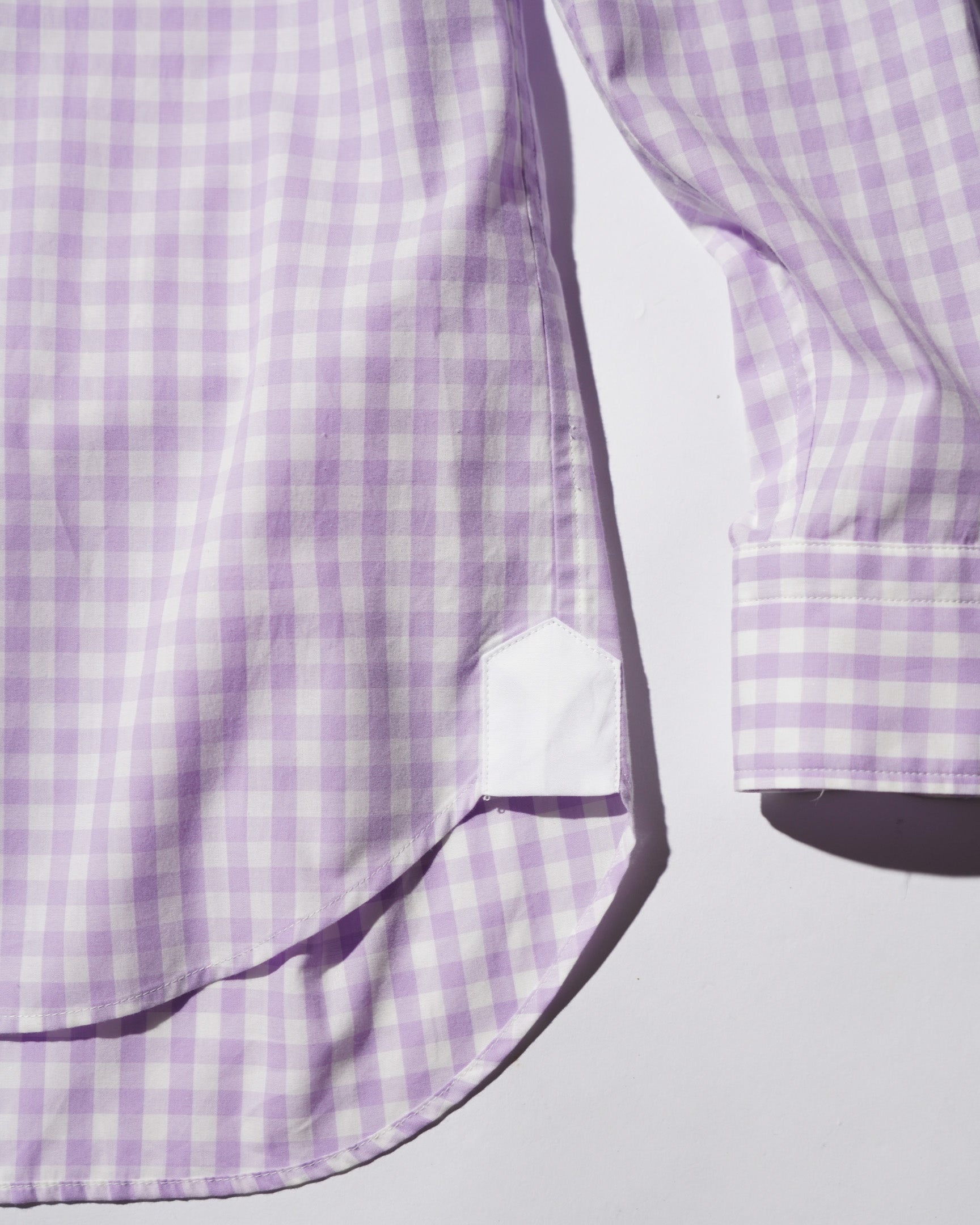 TSTS / TSTS GINGHAM SHIRT LIGHT PURPLE GINGHAM