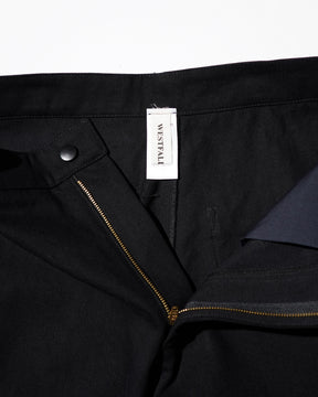 WESTFALL / DENIM FLANNEL PATCH PANT BLACK