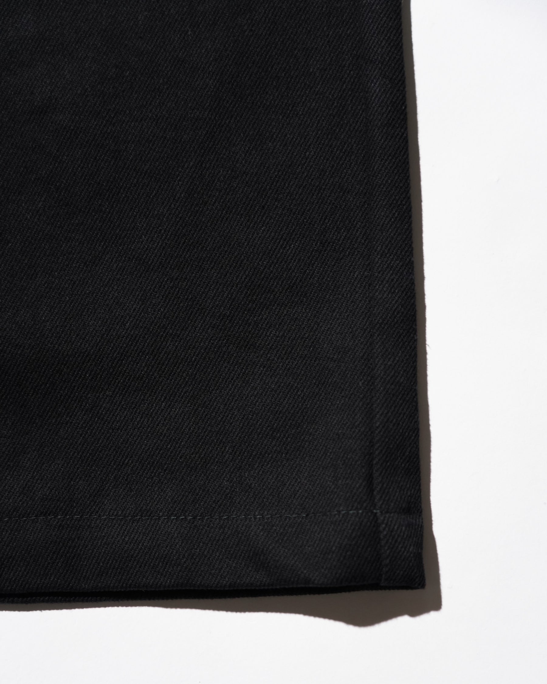 WESTFALL / DENIM FLANNEL PATCH PANT BLACK