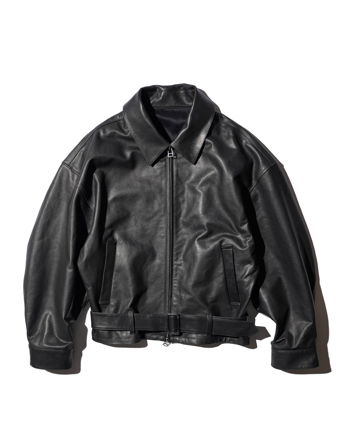 SOSHIOTSUKI / LEATHER BLOUSON BLACK