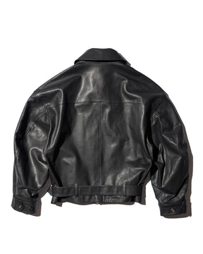 SOSHIOTSUKI / LEATHER BLOUSON BLACK