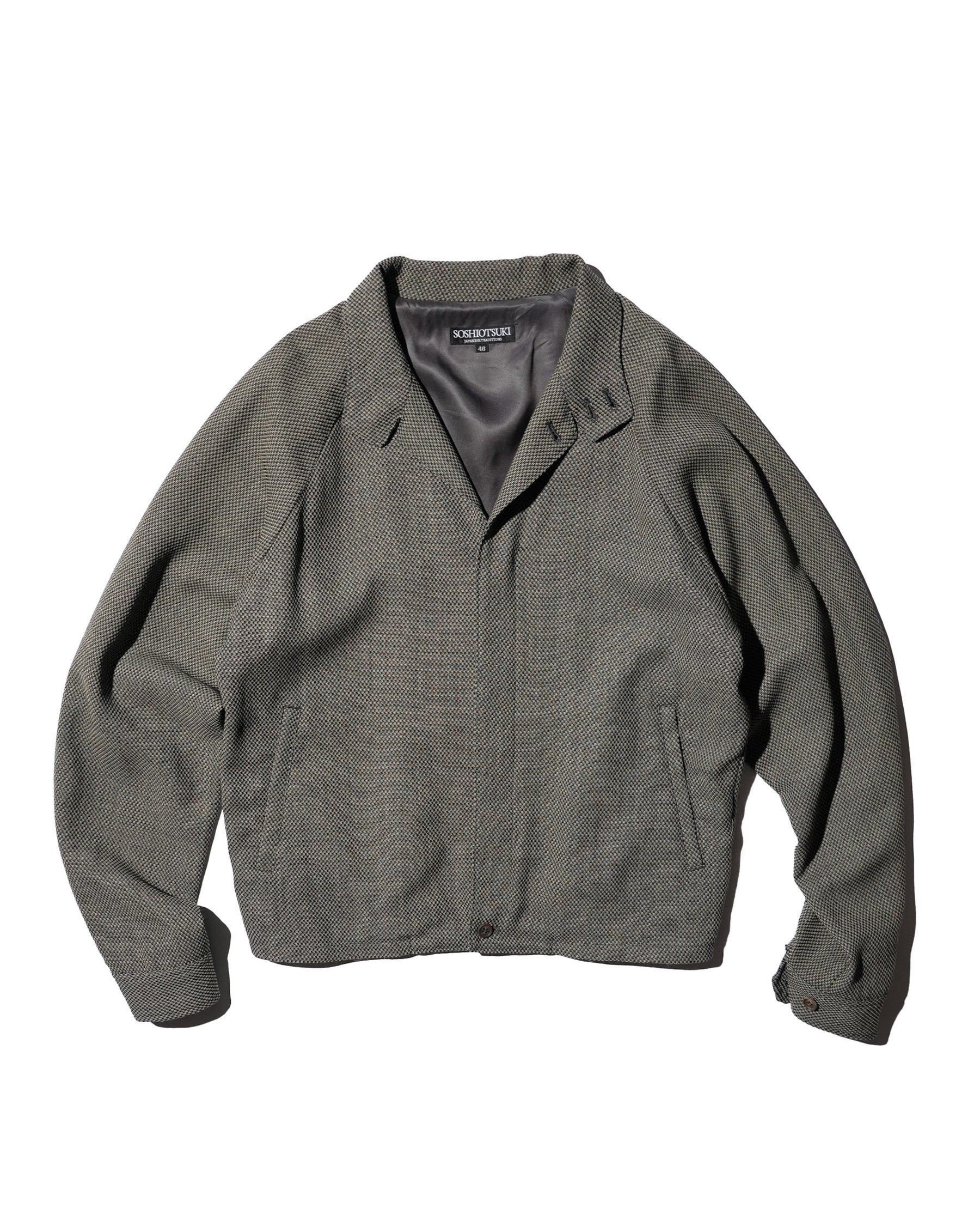 SOSHIOTSUKI / TRUCKER JACKET DOBBY GREY
