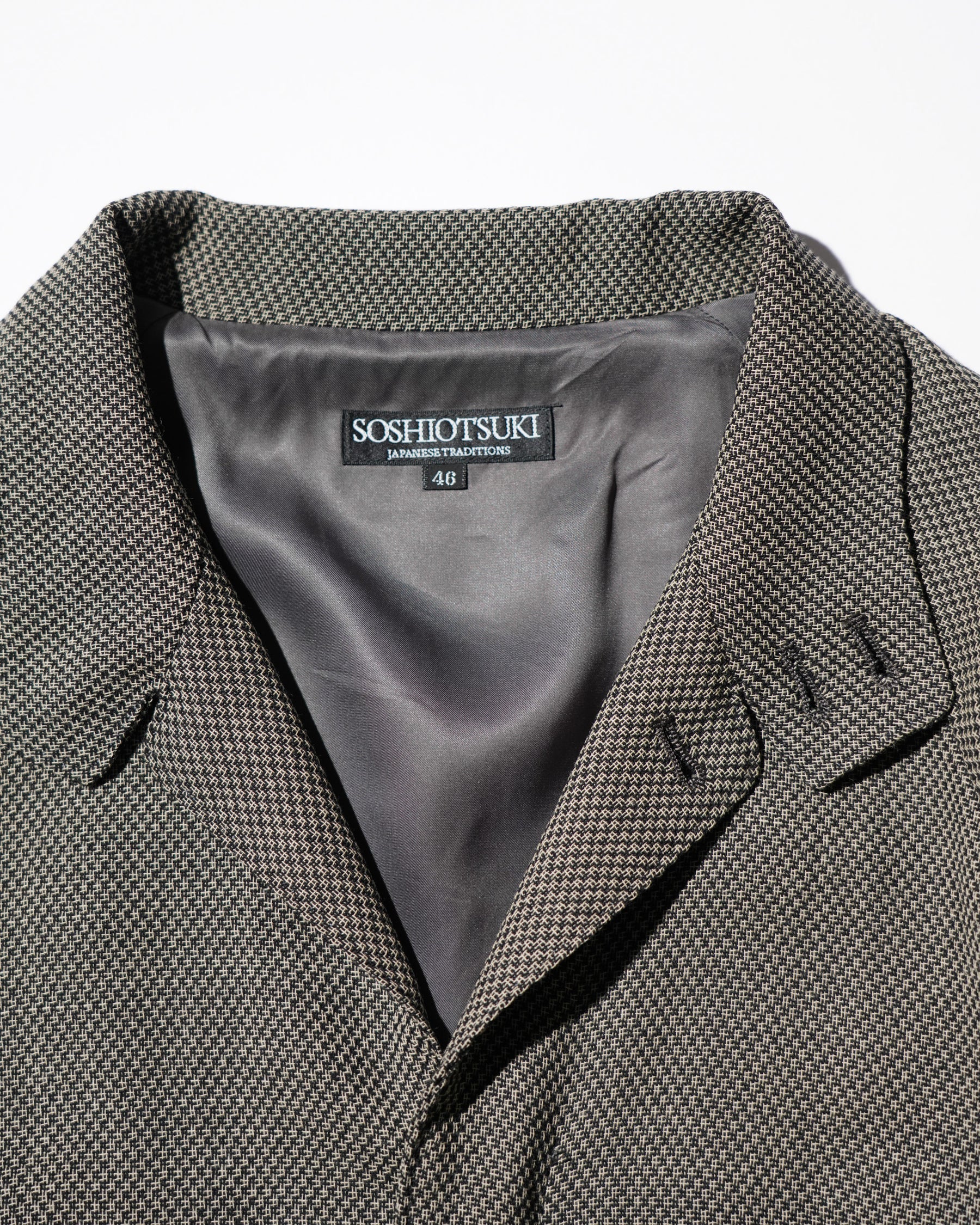SOSHIOTSUKI / TRUCKER JACKET DOBBY GREY