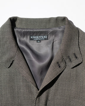 SOSHIOTSUKI / TRUCKER JACKET DOBBY GREY