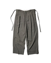SOSHIOTSUKI / DOUBLE INVERTED TUCK JUDO TROUSERS DOBBY GREY