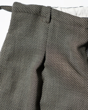 SOSHIOTSUKI / DOUBLE INVERTED TUCK JUDO TROUSERS DOBBY GREY