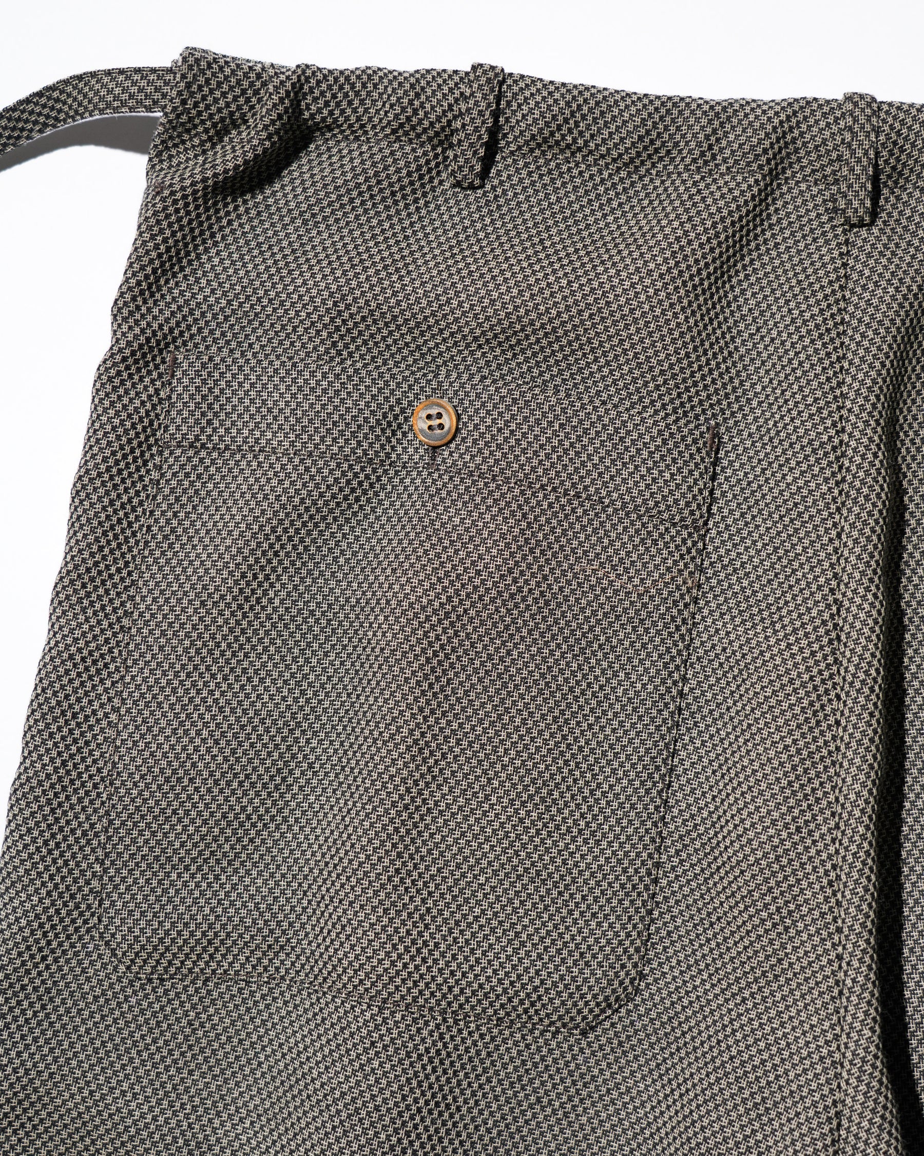 SOSHIOTSUKI / DOUBLE INVERTED TUCK JUDO TROUSERS DOBBY GREY