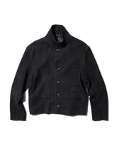 <span style="color: #f50b0b;">Last One</span> SOSHIOTSUKI / SHEEPSKIN HARRINGTON JACKET BLACK