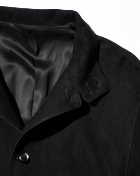 <span style="color: #f50b0b;">Last One</span> SOSHIOTSUKI / SHEEPSKIN HARRINGTON JACKET BLACK