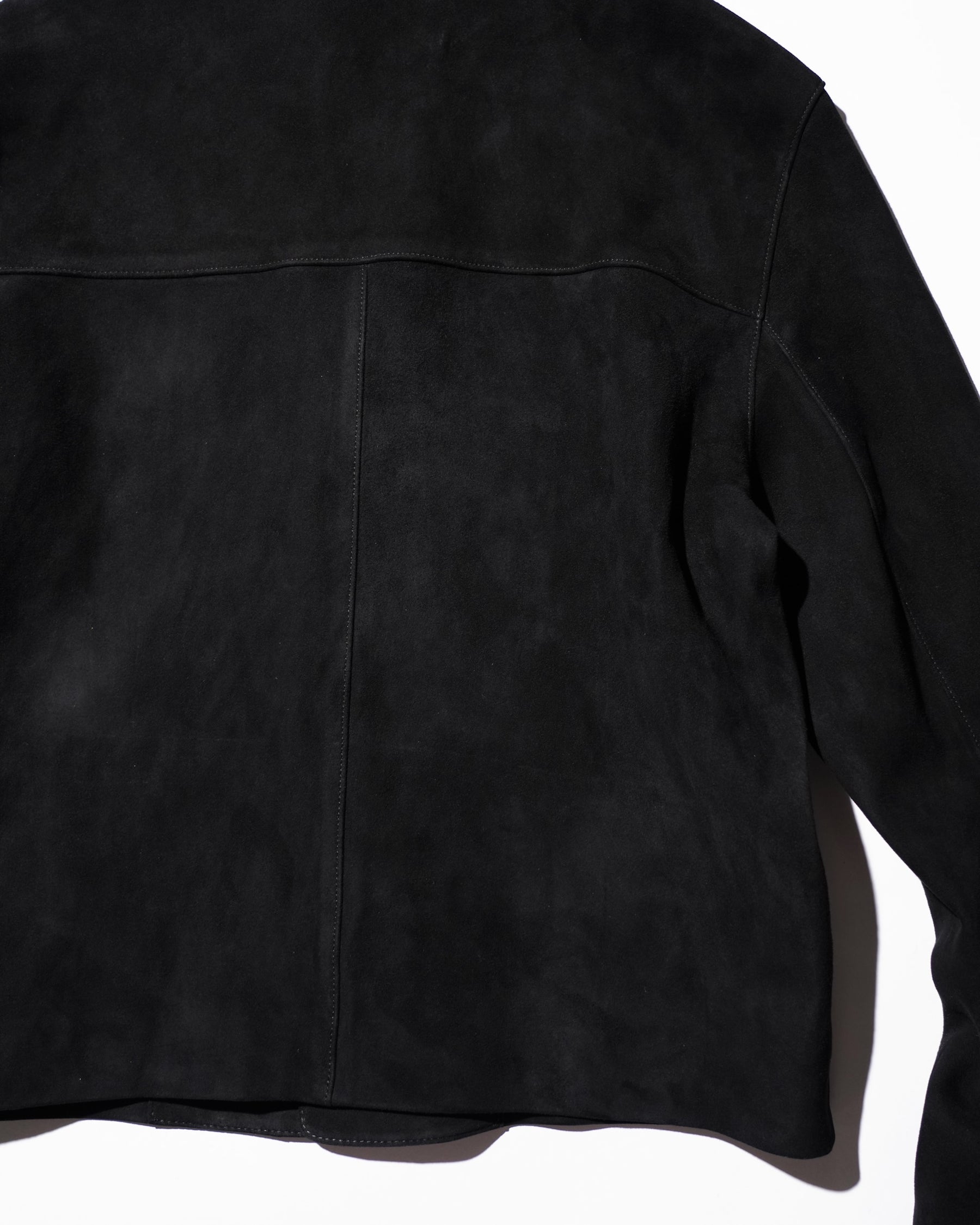 <span style="color: #f50b0b;">Last One</span> SOSHIOTSUKI / SHEEPSKIN HARRINGTON JACKET BLACK