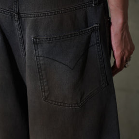 LU'U DAN / DUMPSTER DENIM JEANS DIRTY OUTCAST GREY