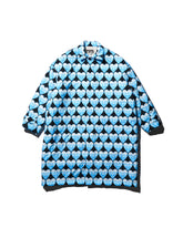 <span style="color: #f50b0b;">Last One</span> TSTS / QUILTED LINING BALMACAAN COAT SAXE BLUE GINGHAM HEART