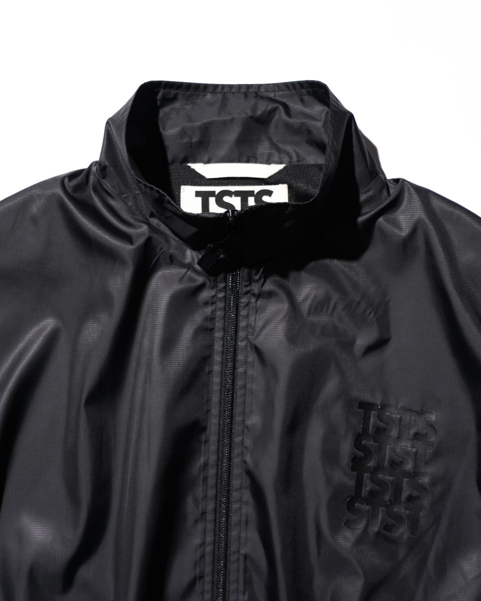 <span style="color: #f50b0b;">Last One</span> TSTS / RECYCLED POLYESTER WIND TRACK JACKET BLACK