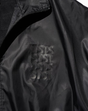 <span style="color: #f50b0b;">Last One</span> TSTS / RECYCLED POLYESTER WIND TRACK JACKET BLACK