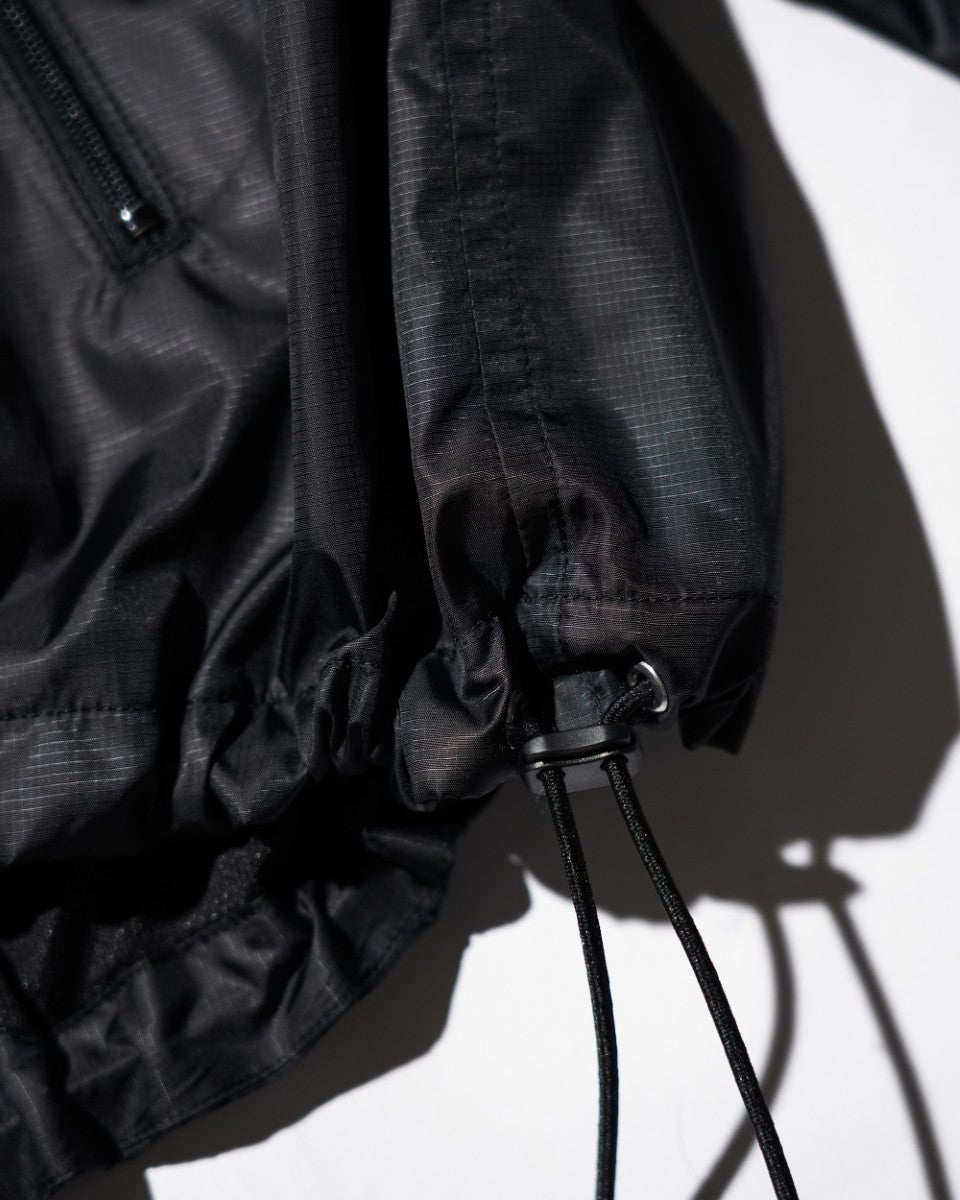 <span style="color: #f50b0b;">Last One</span> TSTS / RECYCLED POLYESTER WIND TRACK JACKET BLACK