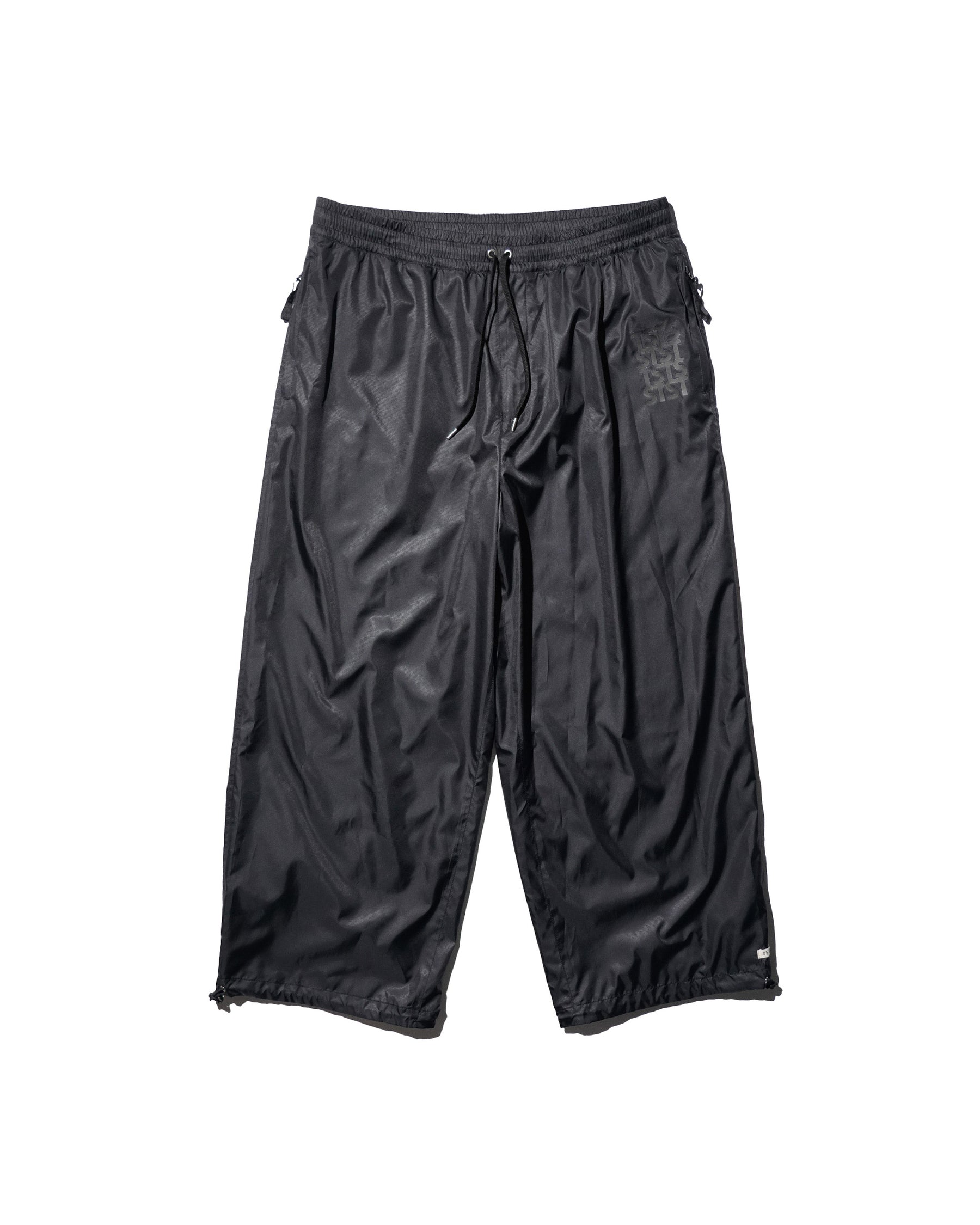 <span style="color: #f50b0b;">Last One</span> TSTS / RECYCLED POLYESTER WIND PANTS BLACK