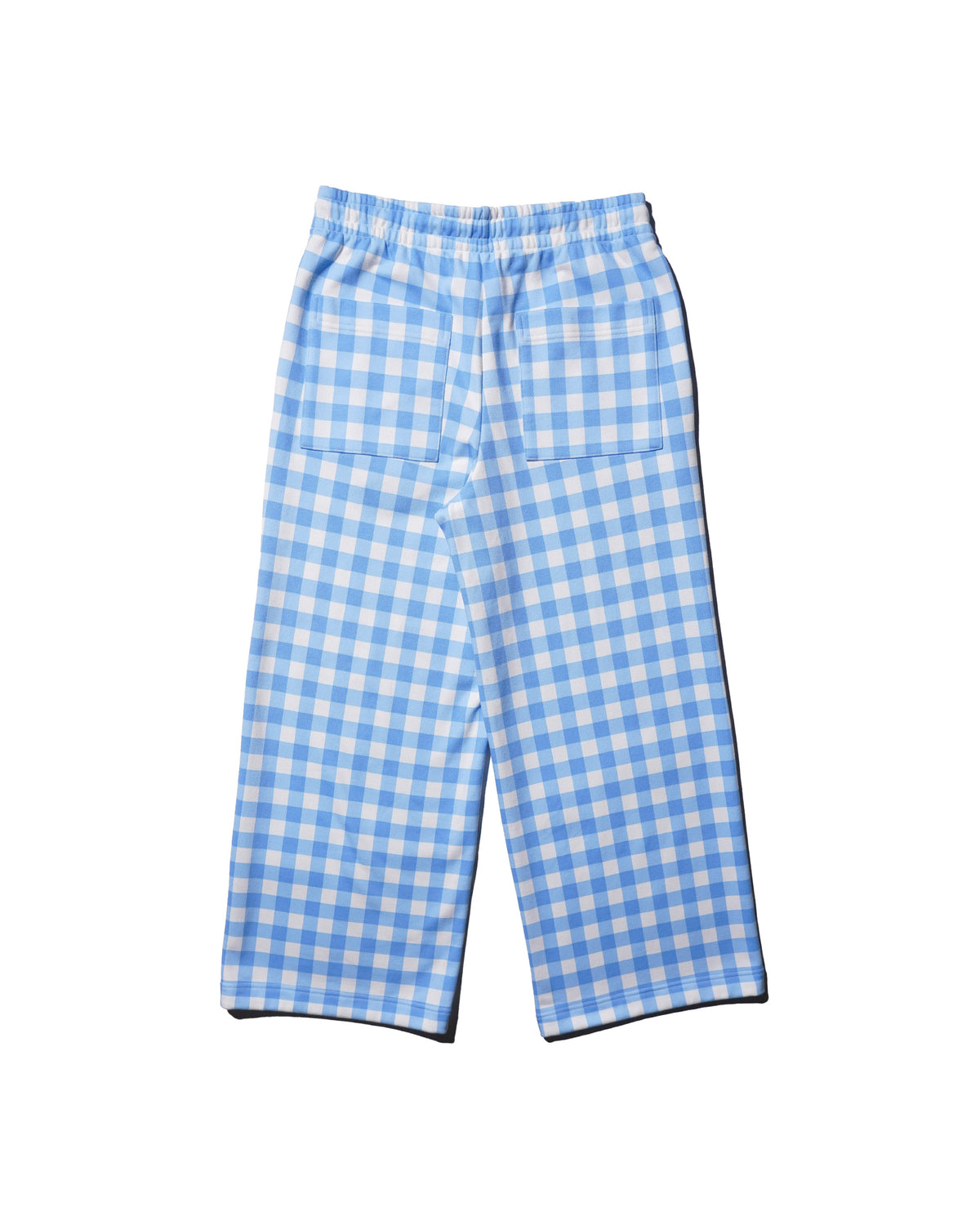 <span style="color: #f50b0b;">Last One</span>  TSTS / GINGHAM PRINT BAGGY SWEATPANTS SAXE BLUE GINGHAM