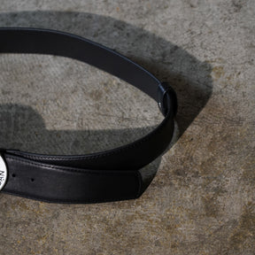 <span style="color: #f50b0b;">Last One</span> 
LU'U DAN / TWISTED SNAKE COWBOY BELT BLACK