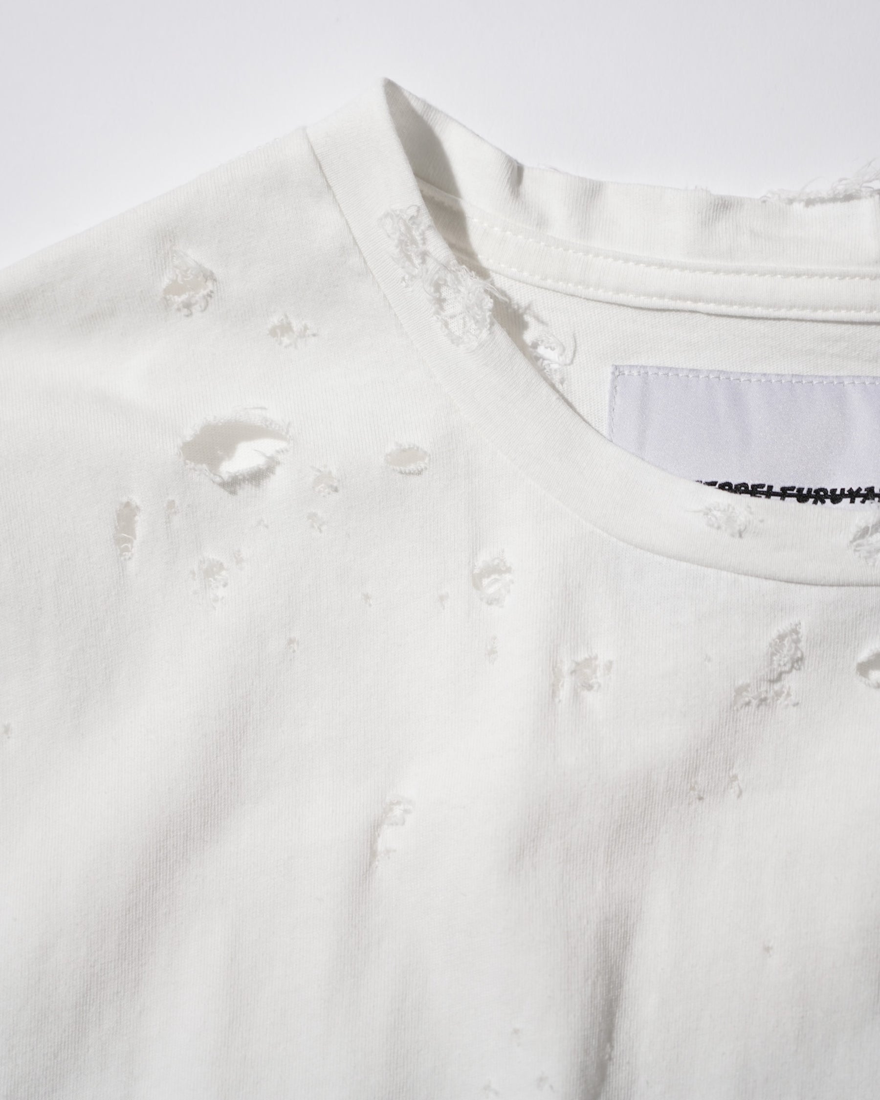 【EXCLUSIVE】TEPPEI FURUYAMA / NO SLEEVE T-SHIRT WHITE