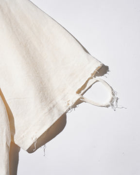 TEPPEI FURUYAMA / CRASH HALF SLEEVE T-SHIRT BEIGE